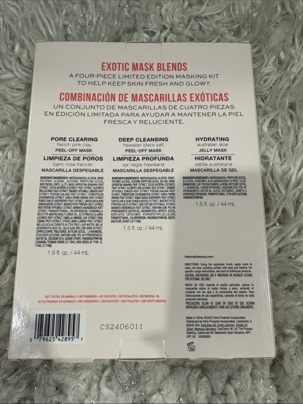 Exotic Mask Blends 4pc Kit – Peach, Black, Green